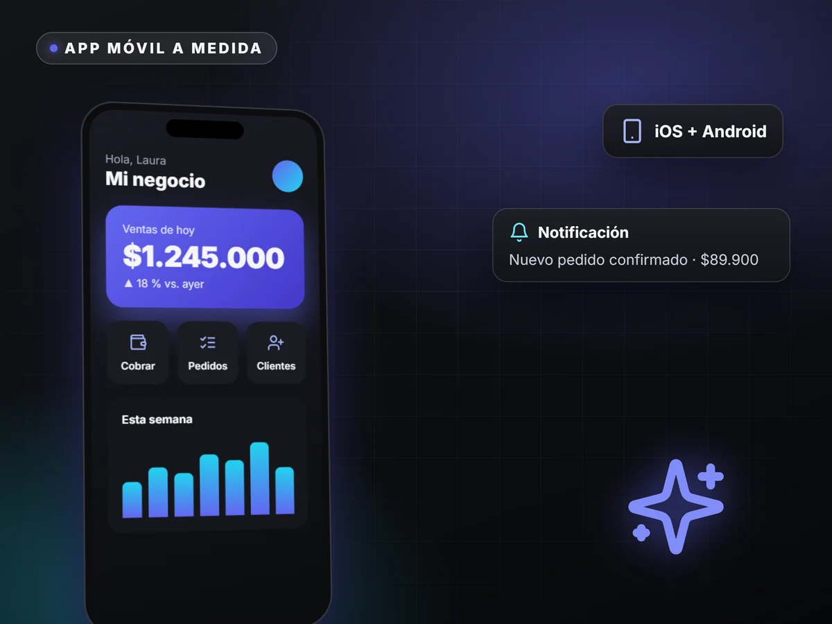 Aplicación móvil a medida — ROSSIUM