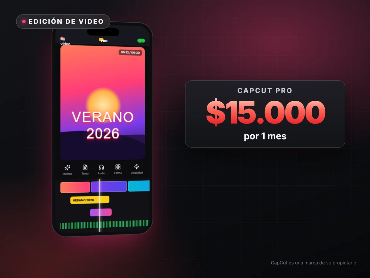 CapCut Pro · 1 mes — ROSSIUM